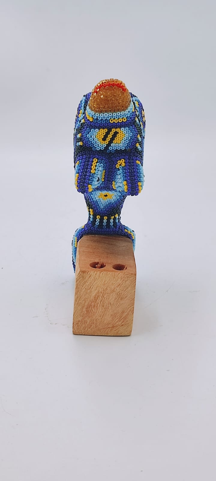 Huichol Hand Beaded Mexican Folk Art Dolphin by Mayola Villa PP6224