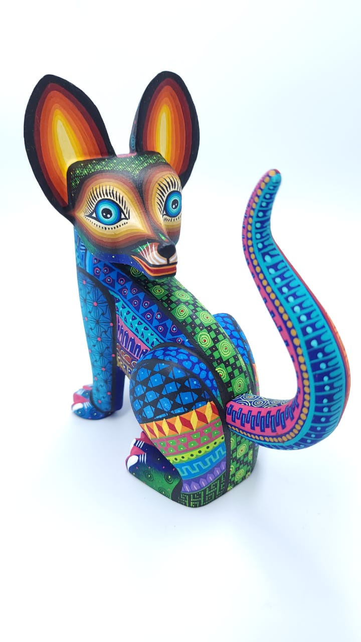 Oxolo Mexican Oaxacan Wood Carving Oxolo By Ivan Fuentes PP6613