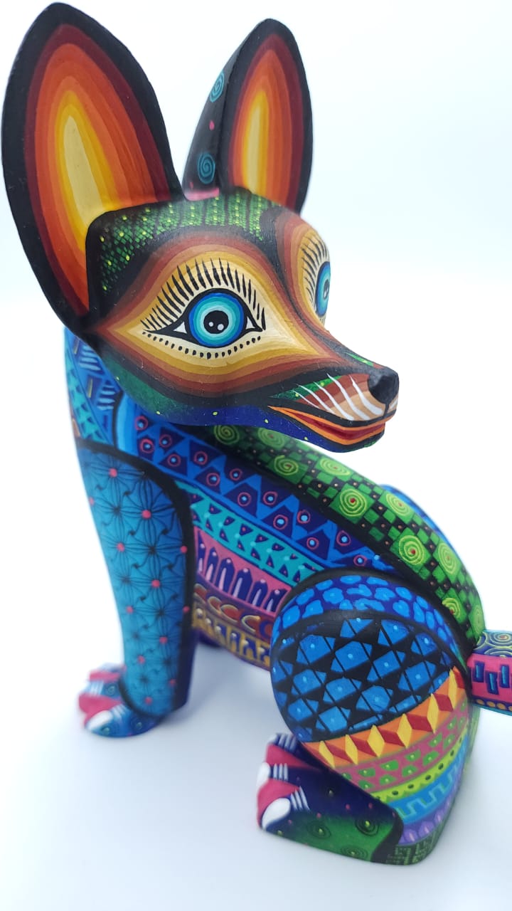 Oxolo Mexican Oaxacan Wood Carving Oxolo By Ivan Fuentes  PP6613