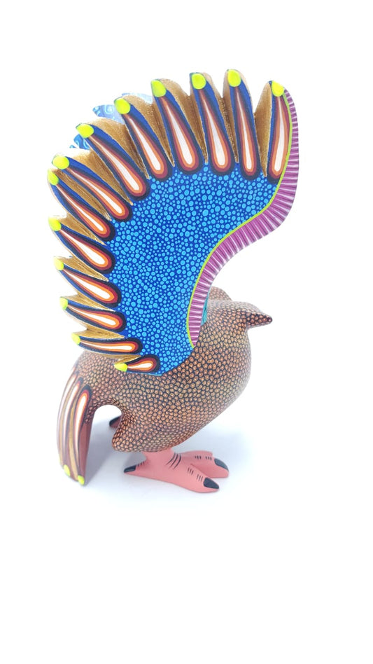 Owl Great Mexican Oaxacan Wood Carving Tona Alebrije By Isaac Fabian PP6673