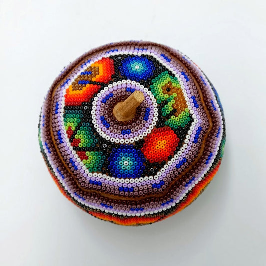 Stunning Huichol Hand Beaded Jeweler By Honorio Villa Lopez PP6870
