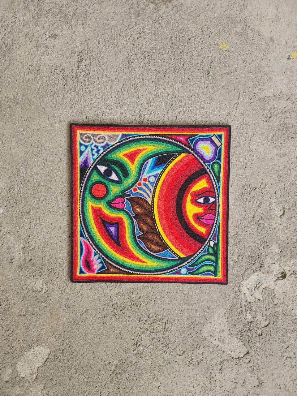 Yarn Painting Mexican Folk Art By Bautista Family PP8005
