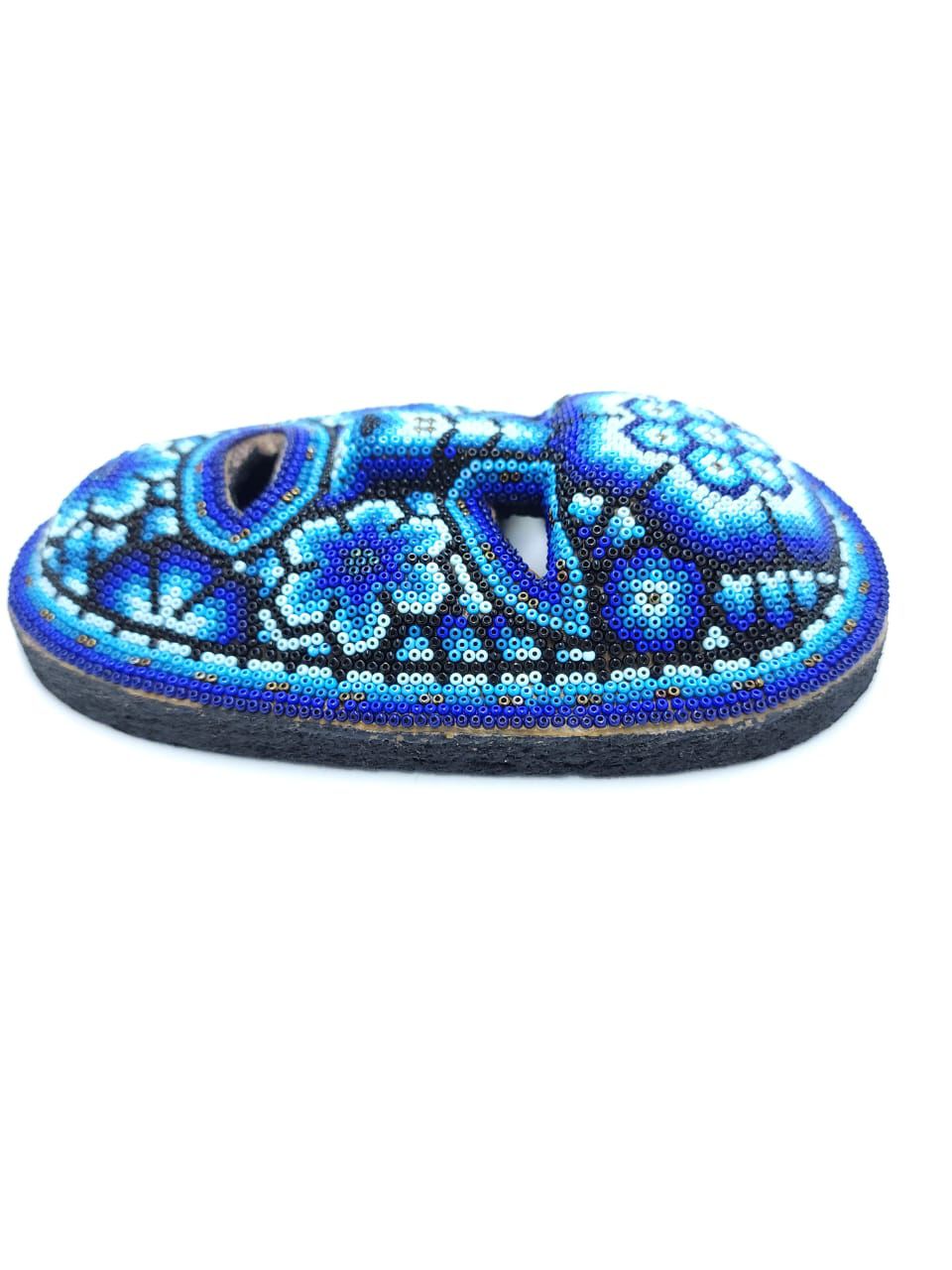 Huichol Hand Beaded Mask By Octaviano Villa PP7326