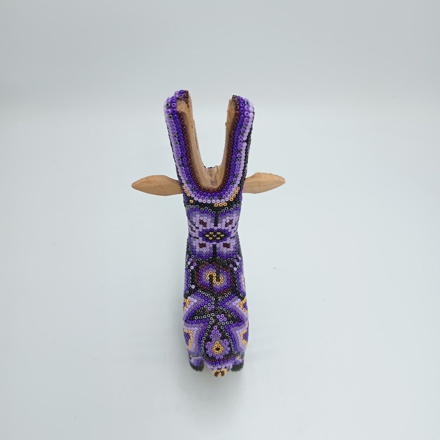 Mexican Huichol Hand Beaded Deer By Isandro Villa Lopez PP7383