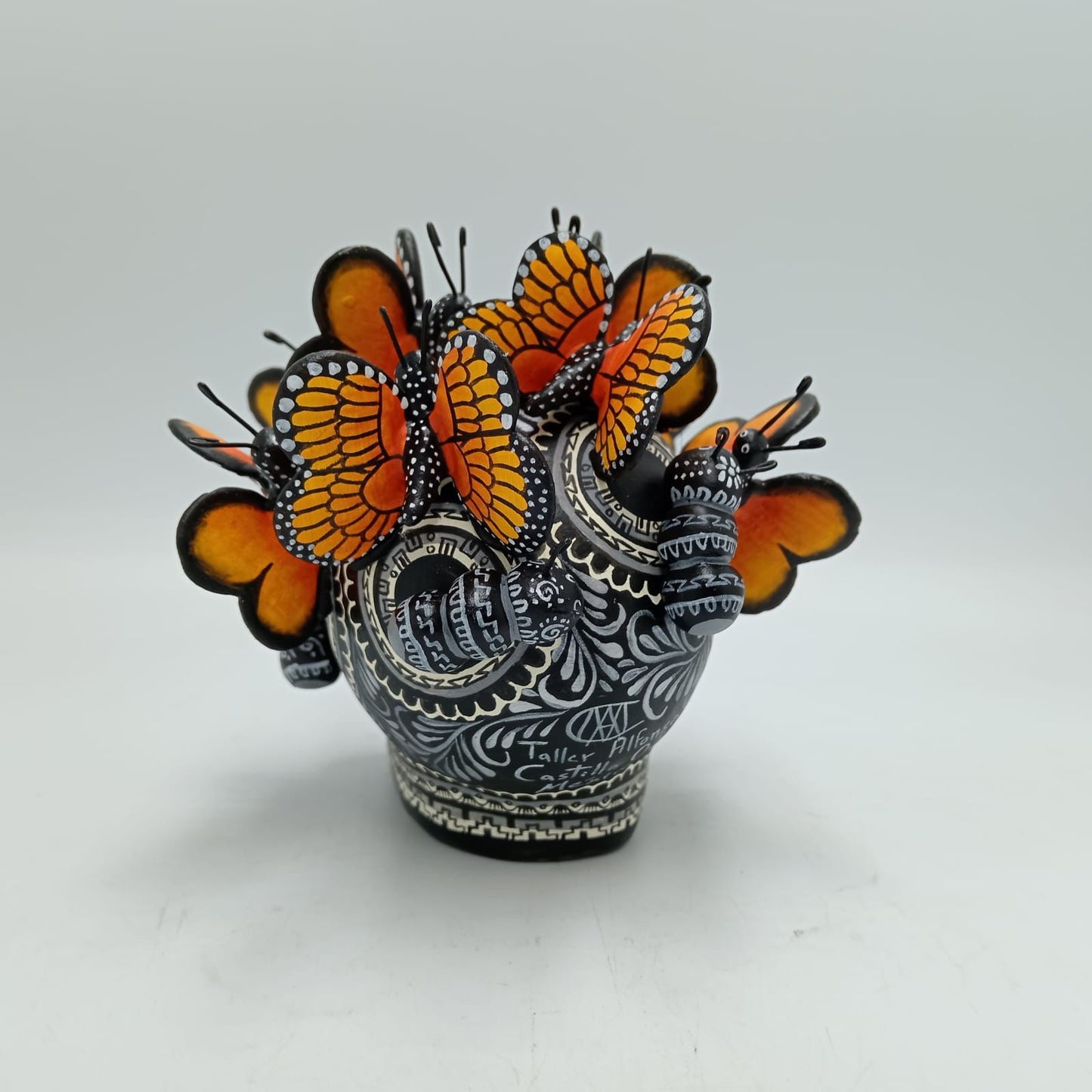 Day Of the Dead Ceramics Skull By Alfonso Castillo PP7692