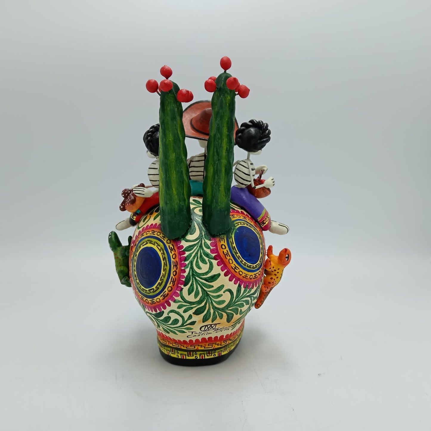 Day Of the Dead Ceramics Skull By Alfonso Castillo PP7695