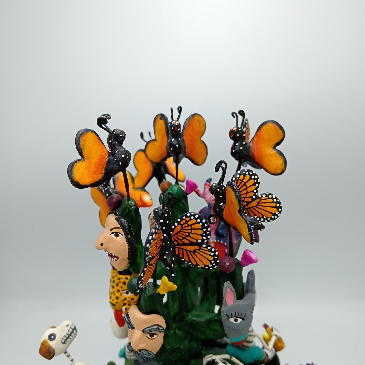 Day Of the Dead Ceramics Skull By Alfonso Castillo PP7704