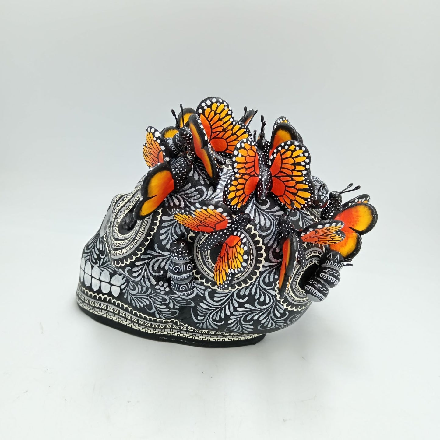 Day Of the Dead Ceramics Skull By Alfonso Castillo PP7757