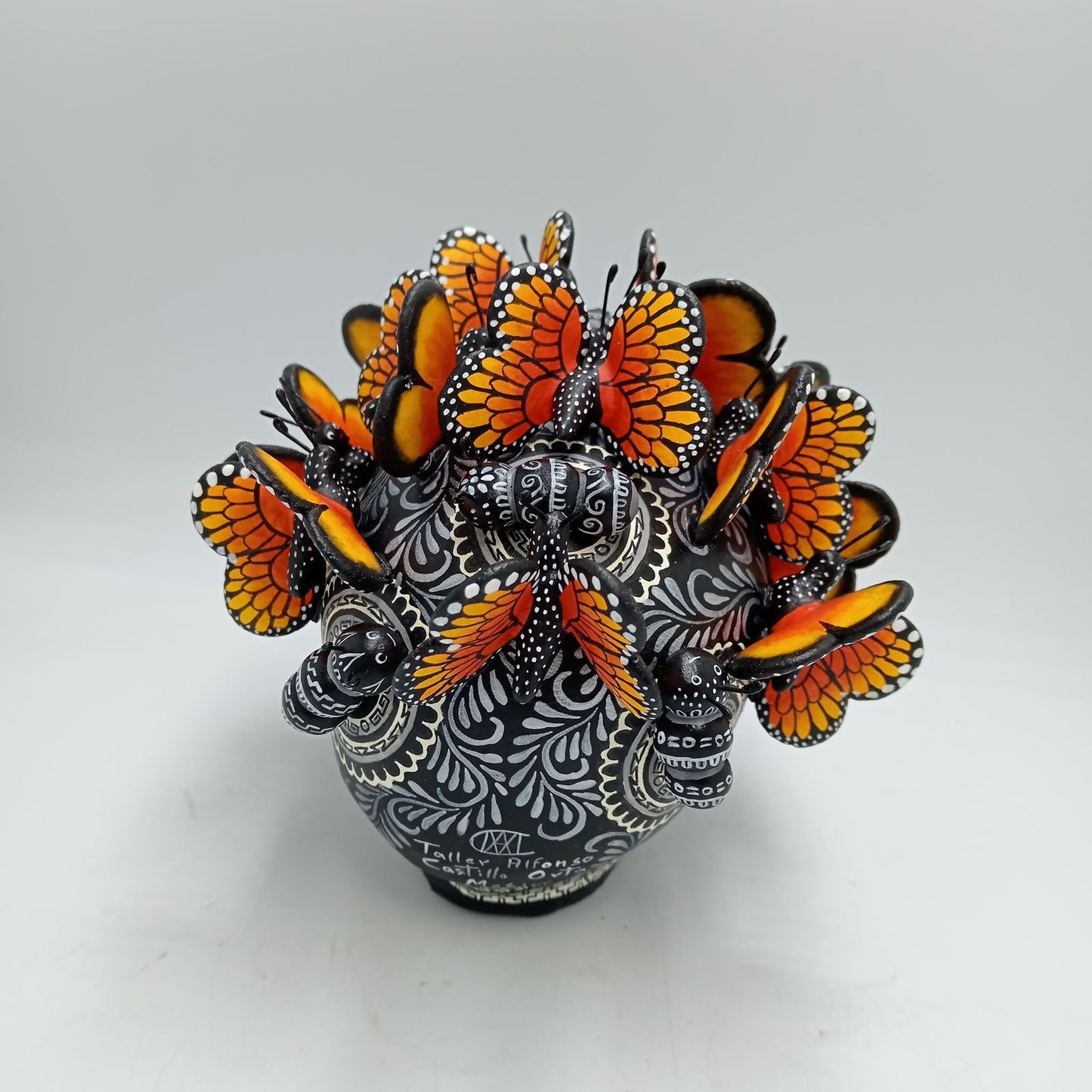 Day Of the Dead Ceramics Skull By Alfonso Castillo PP7757