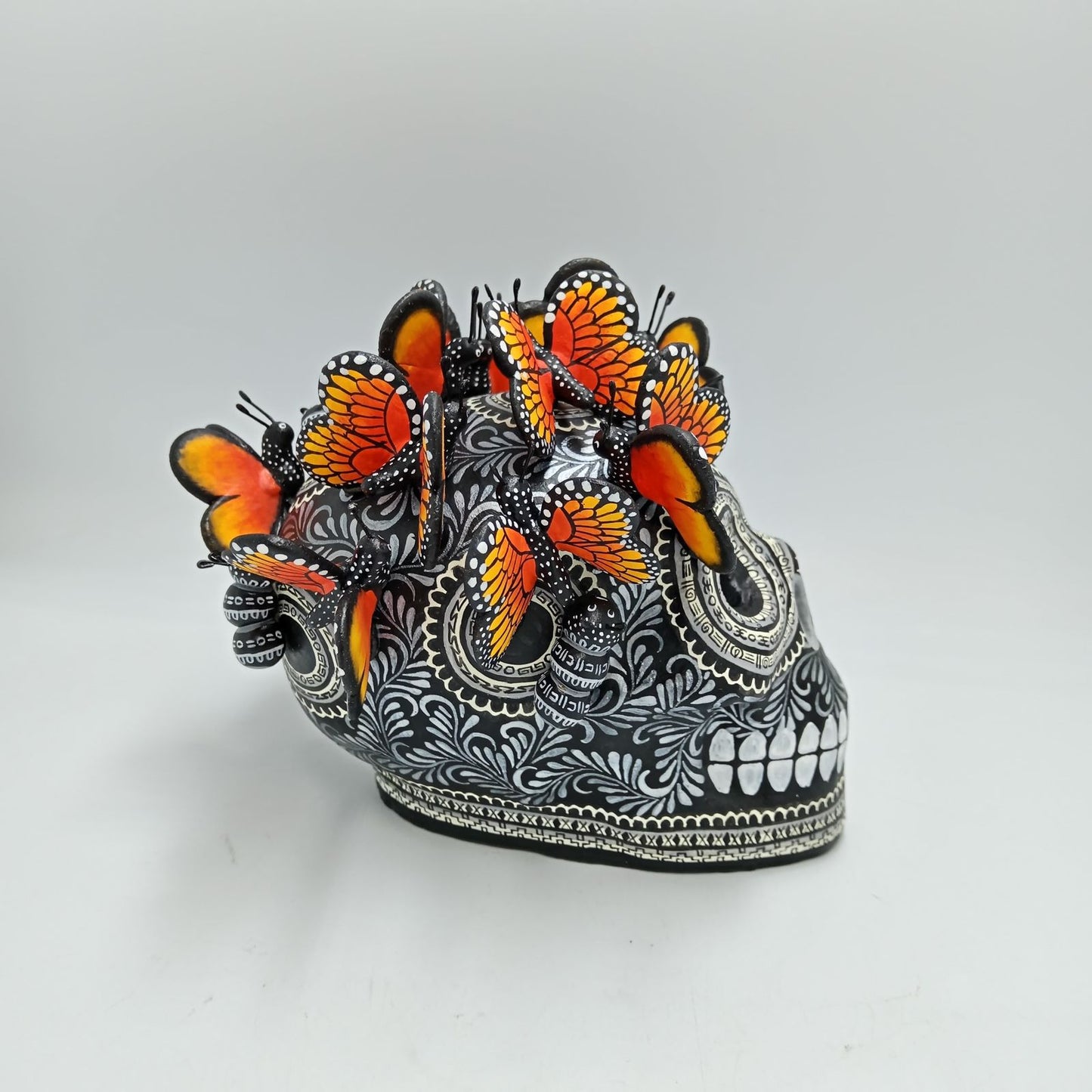 Day Of the Dead Ceramics Skull By Alfonso Castillo PP7757