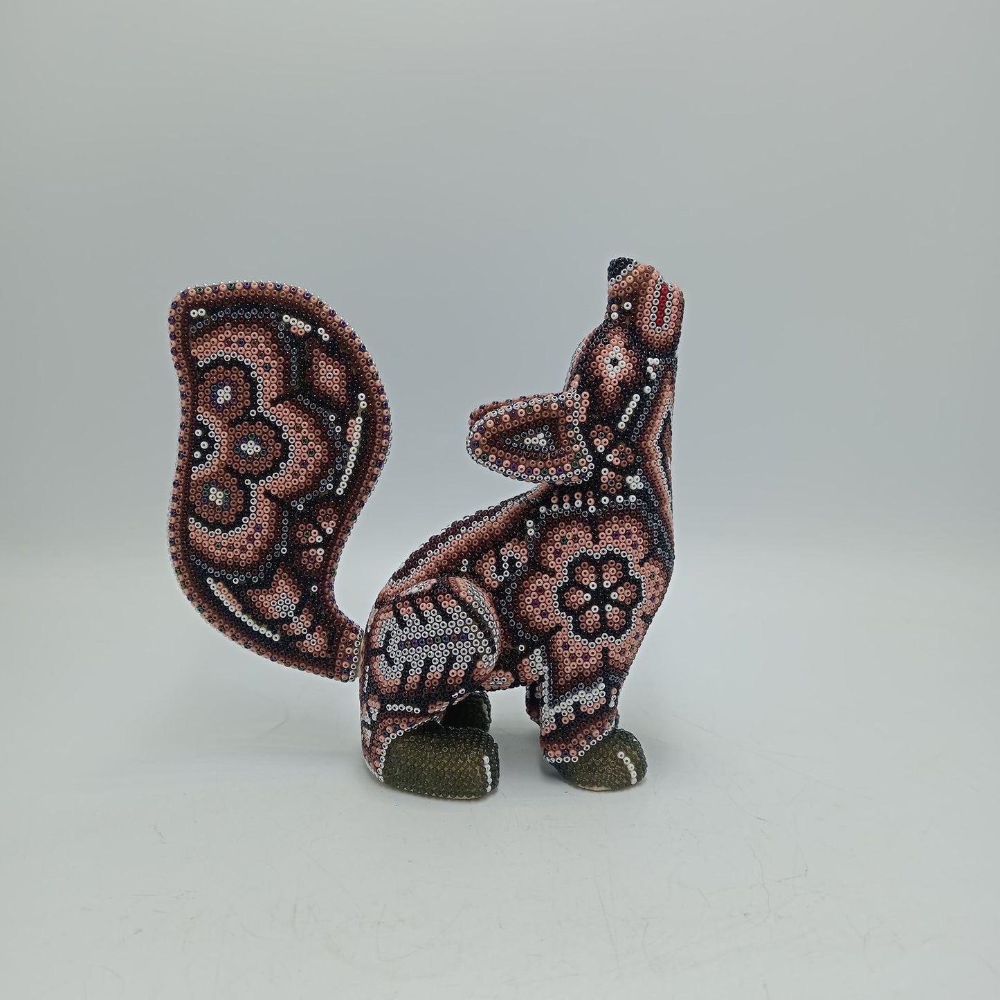 Mexican Huichol Hand Beaded Art, Ram By Isandro Villa Lopez PP7950