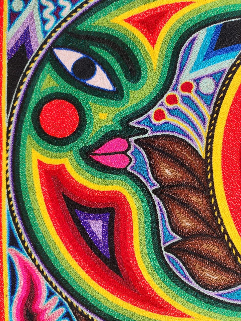 Yarn Painting Mexican Folk Art By Bautista Family PP8005
