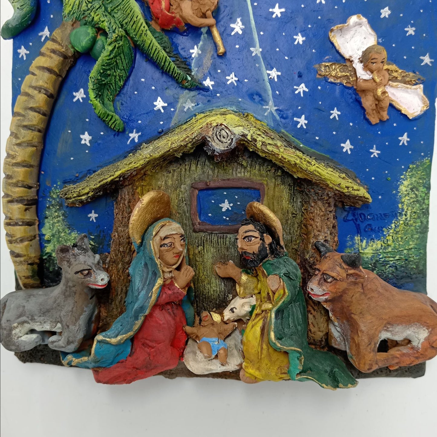Extraordinary Hand Made Ceramic Plate By Demetrio Aguilar PP8154