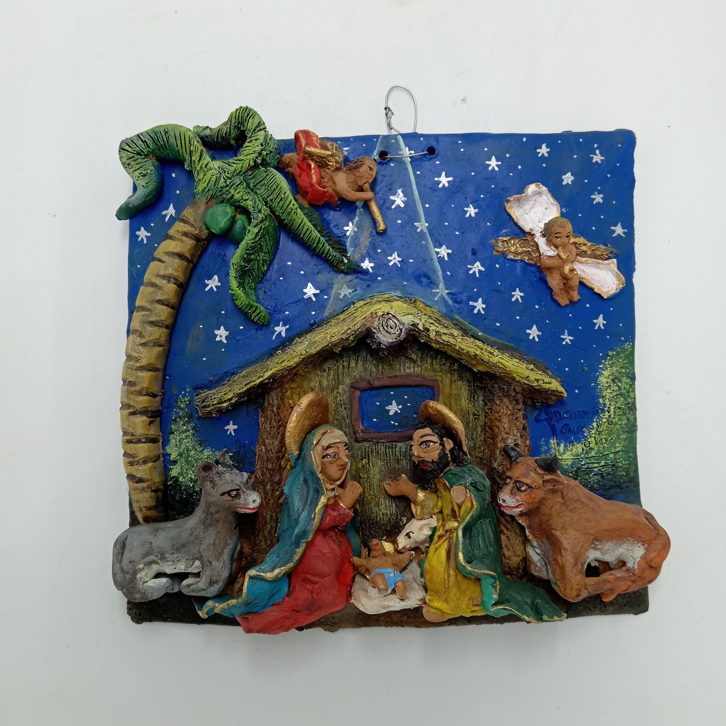 Extraordinary Hand Made Ceramic Plate By Demetrio Aguilar PP8154