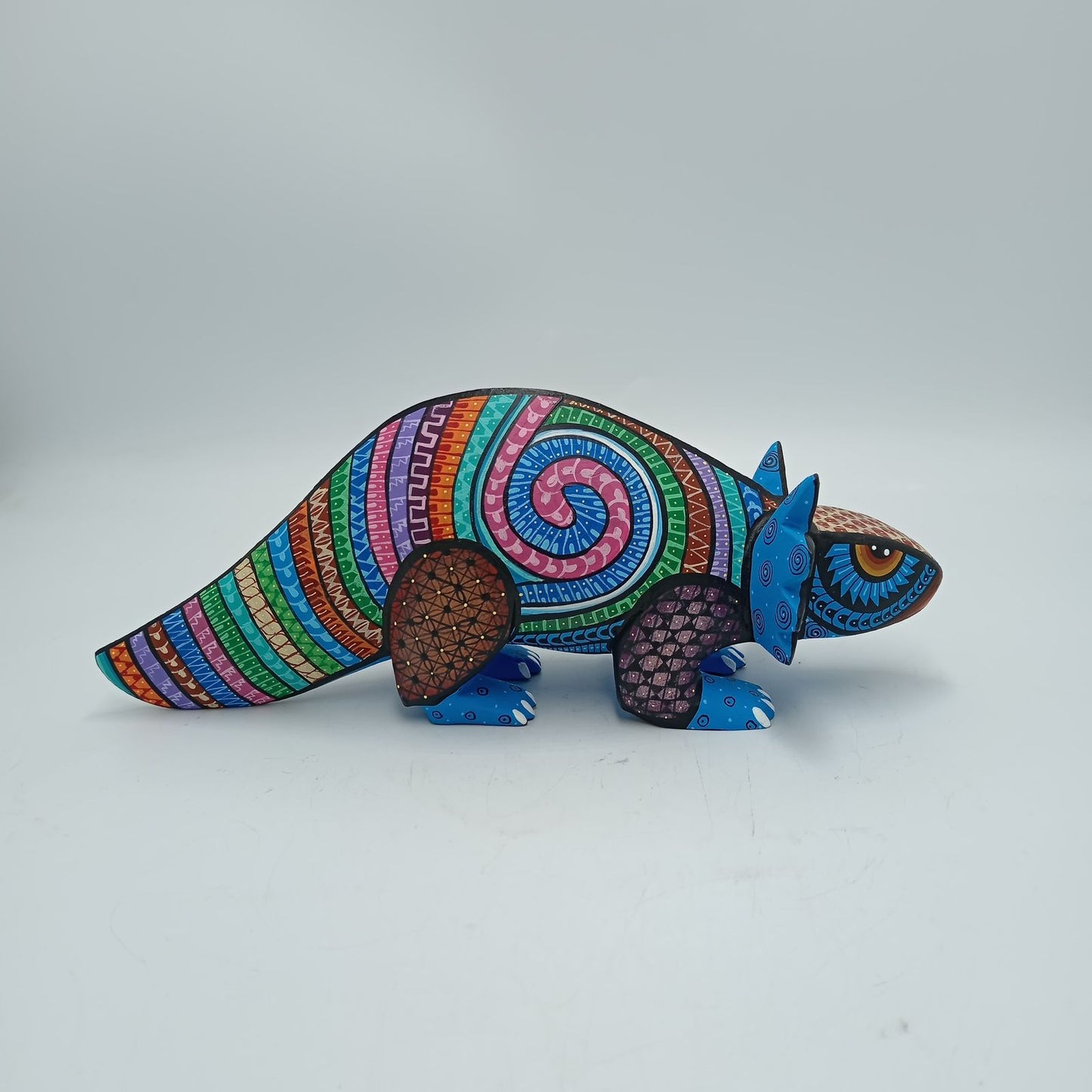 Mexican Oaxacan Wood Carving Ajolot By Ivan Fuentes PP8192