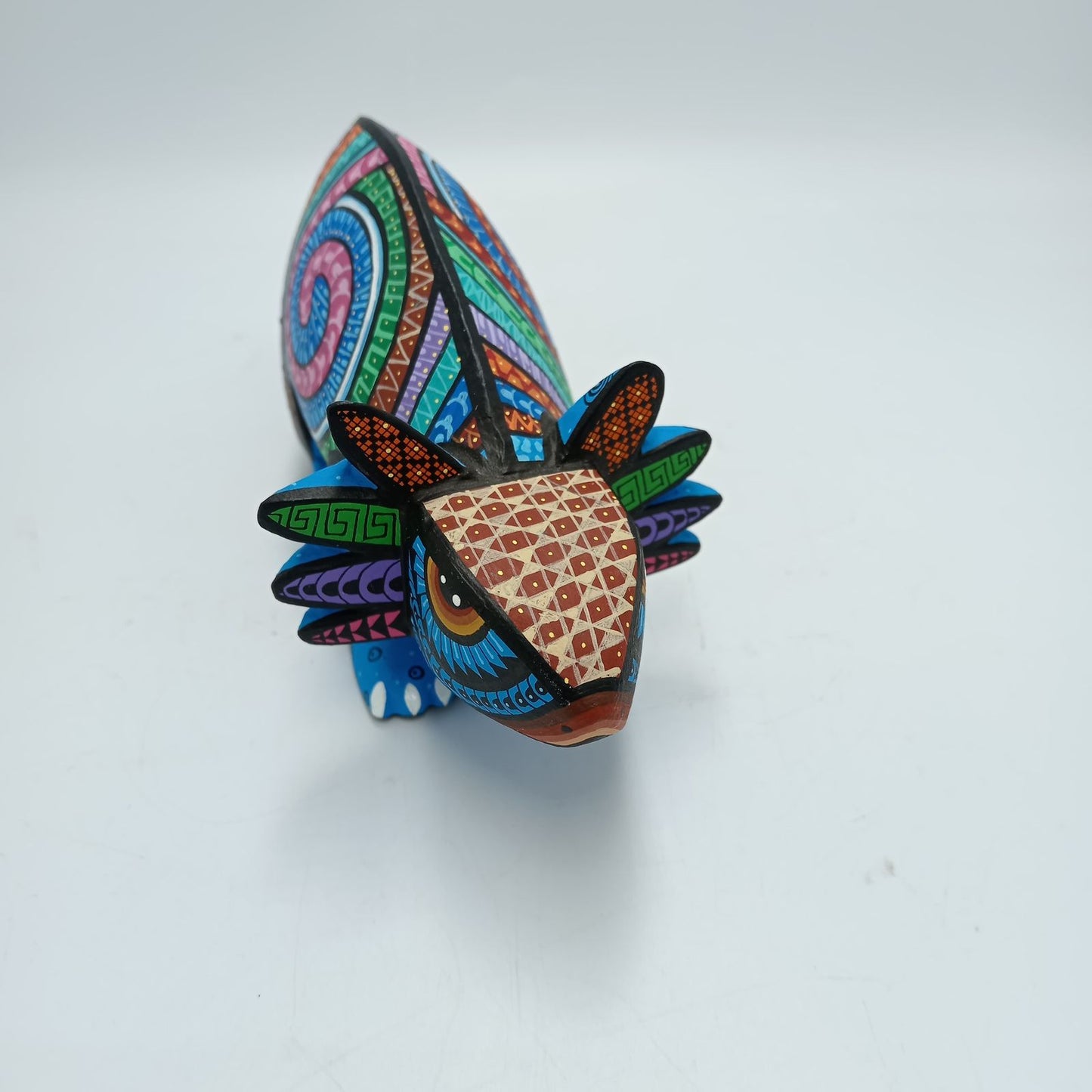 Mexican Oaxacan Wood Carving Ajolot By Ivan Fuentes PP8192
