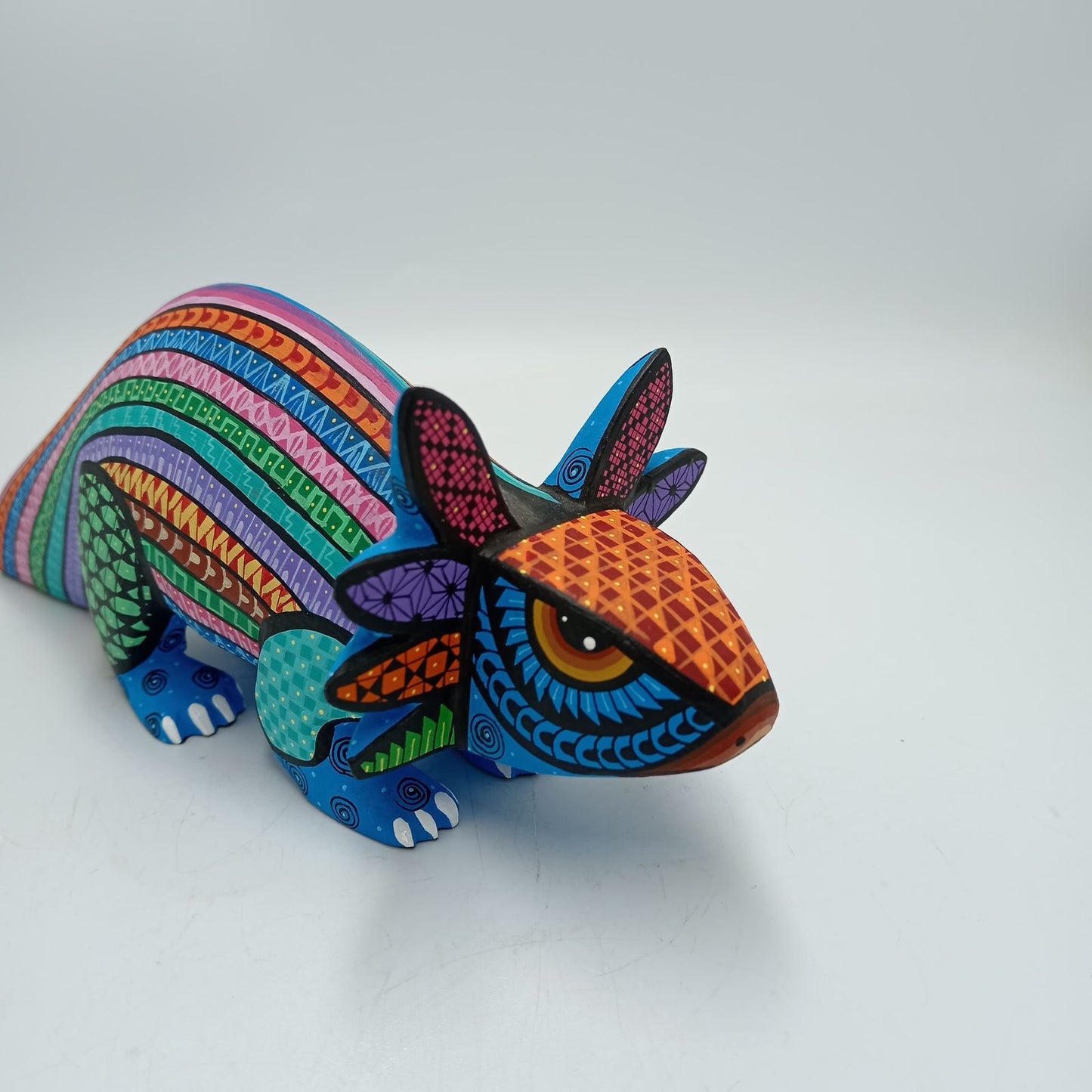 Mexican Oaxacan Wood Carving Ajolot By Ivan Fuentes PP8193