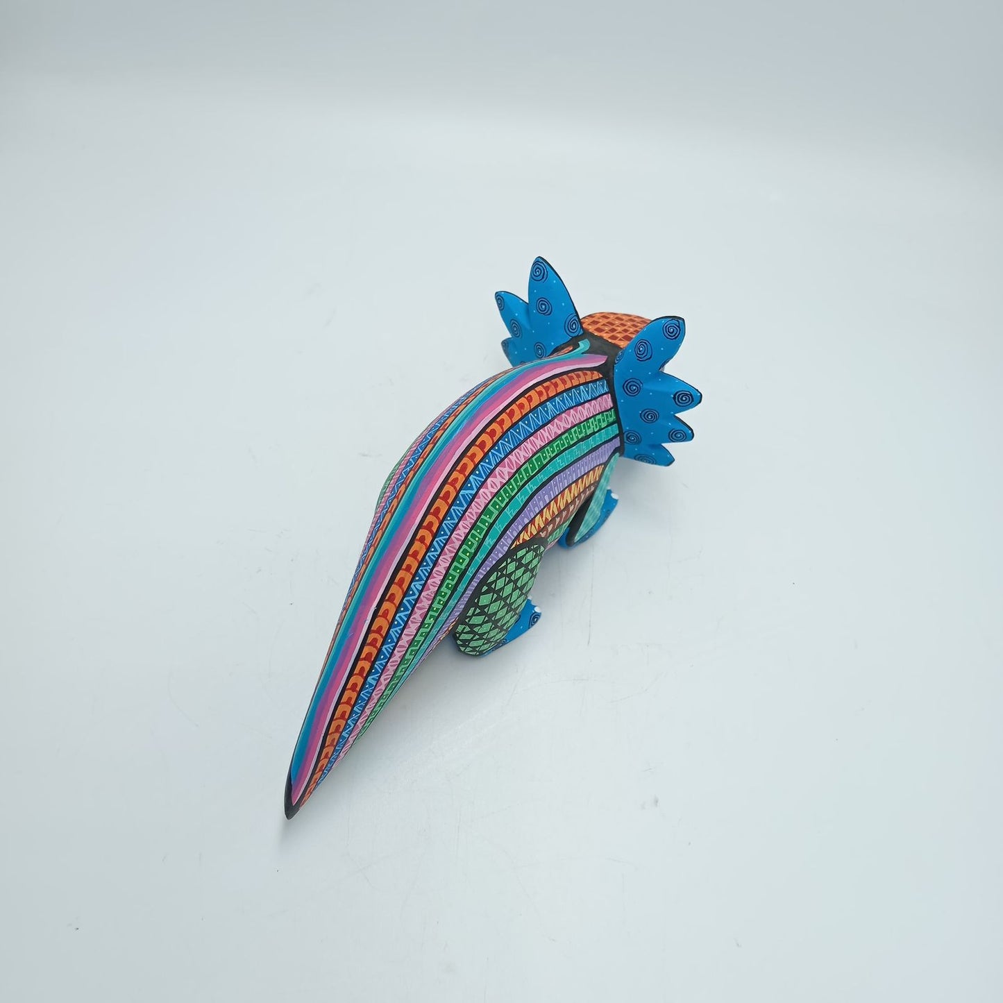 Mexican Oaxacan Wood Carving Ajolot By Ivan Fuentes PP8193