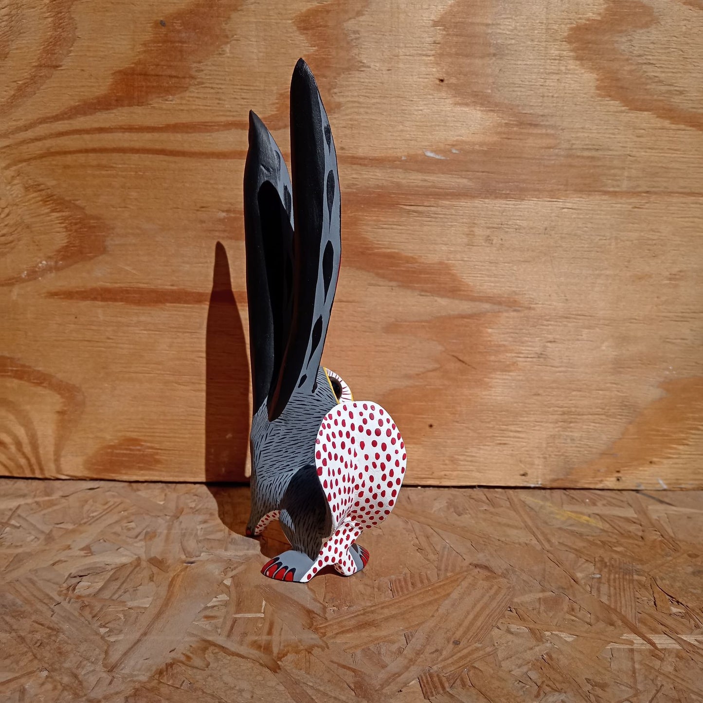 Oaxacan Wood Carving Rabbit By Arsenio Morales PP8231