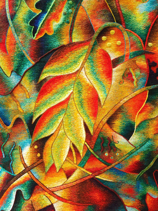 Hand Woven Alpaca Fiber Tapestry " Bird Of Paradise" By Constantino Laura PP8371
