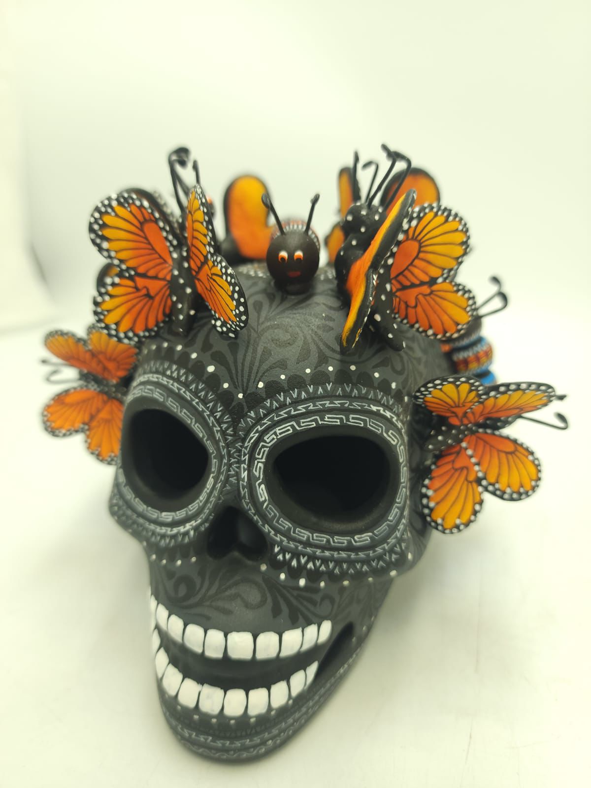 Skull Day Of the Dead Ceramics By Alfonso Castillo Hernandez PP8540