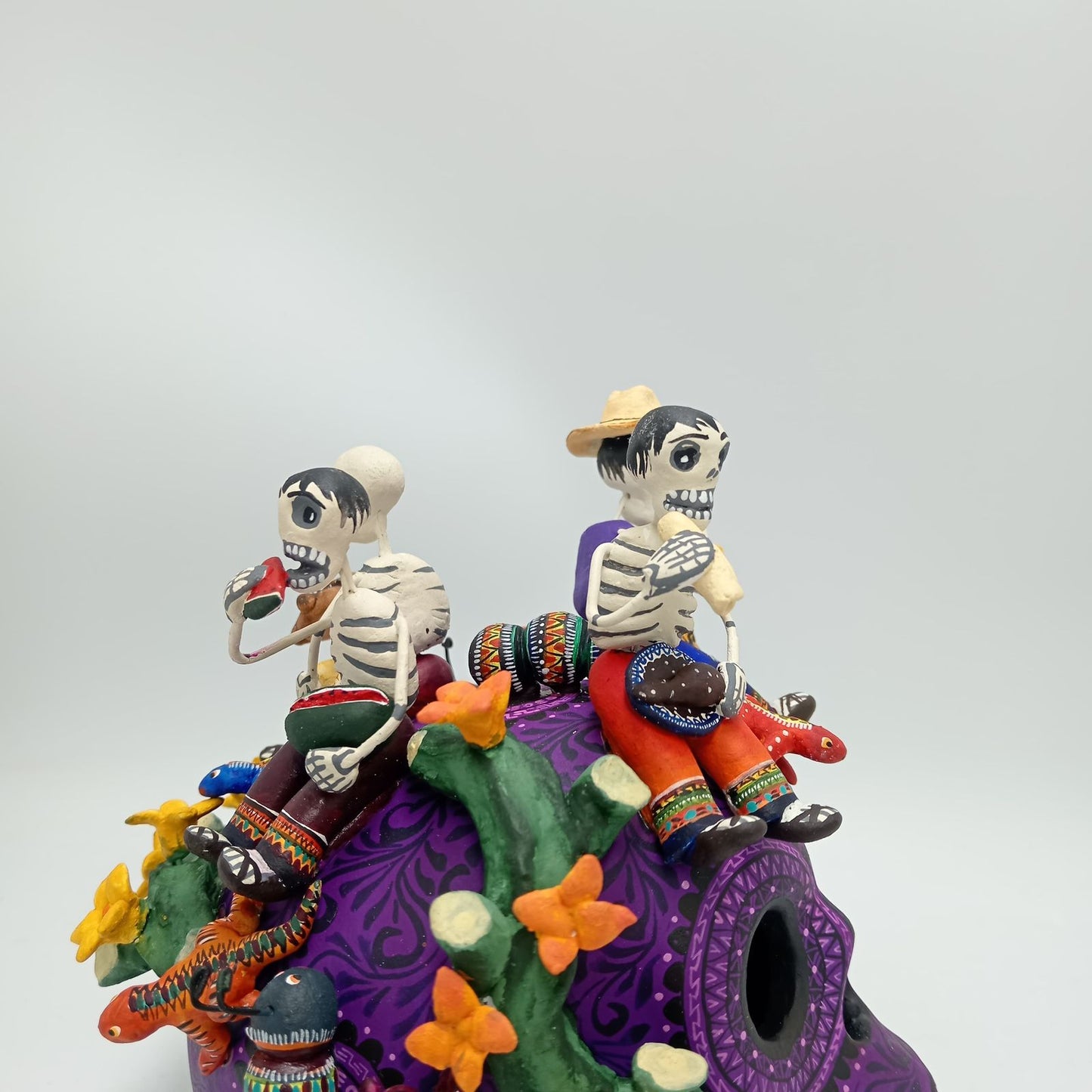 Skull Day Of the Dead Ceramics By Alfonso Castillo Hernandez PP8546