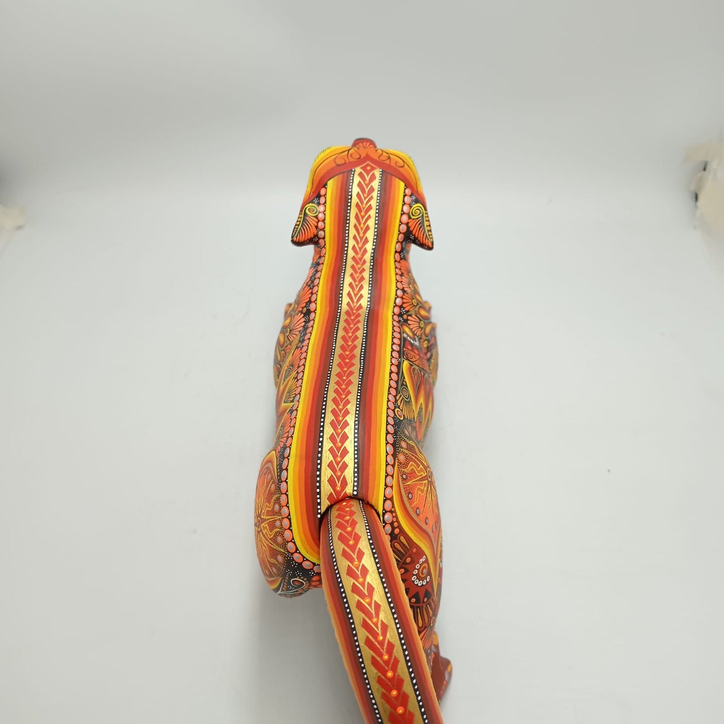 Mexican Folk Art Oaxacan Wood Carving Alebrije Hand Made, Jaguar By Luis Sosa PP8667