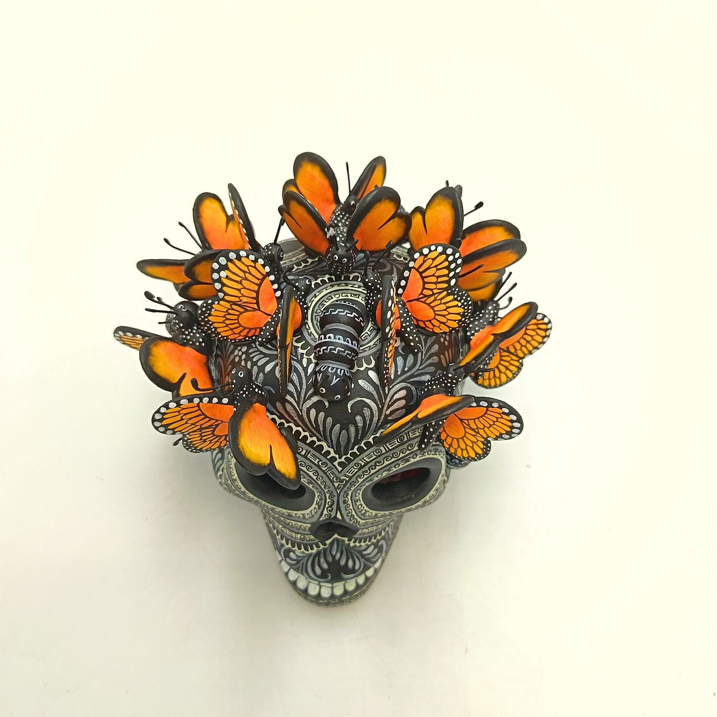 Day Of The Dead Ceramics Human Skull By Marco Castillo PP8919