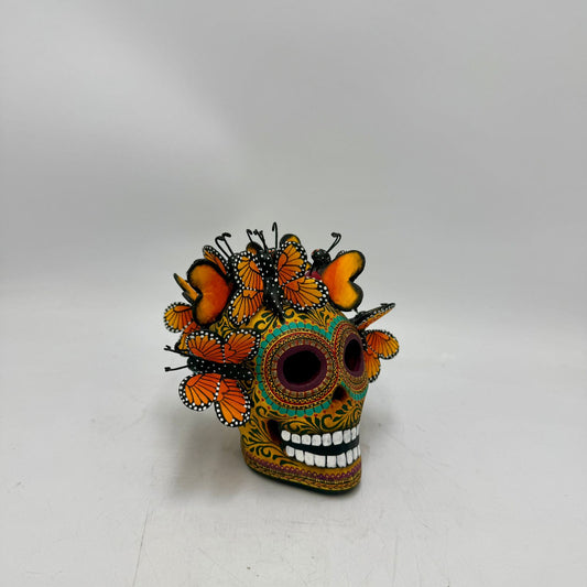 Day Of the Dead Ceramics Skull By Alfonso Castillo PP8996