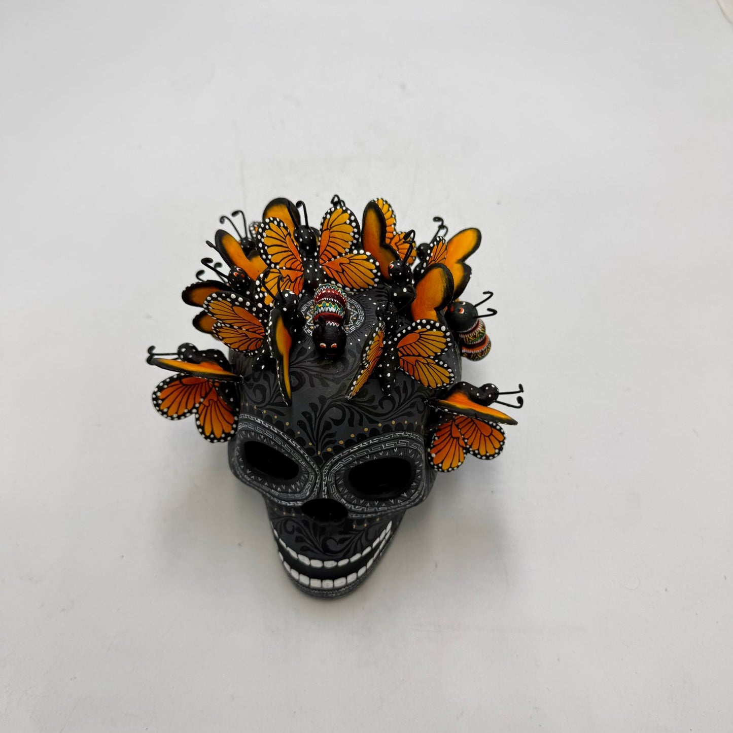 Day Of the Dead Ceramics Skull By Alfonso Castillo PP9003