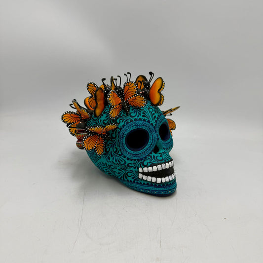 Day Of the Dead Ceramics Skull By Alfonso Castillo PP9004