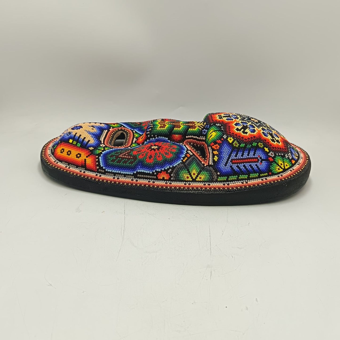 Mexican Huichol Beaded Mask By Isandro Villa Lopez PP9388