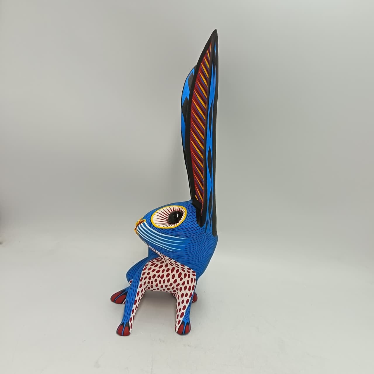 Oaxacan Wood Carving Rabbit By Arsenio Morales PP9464