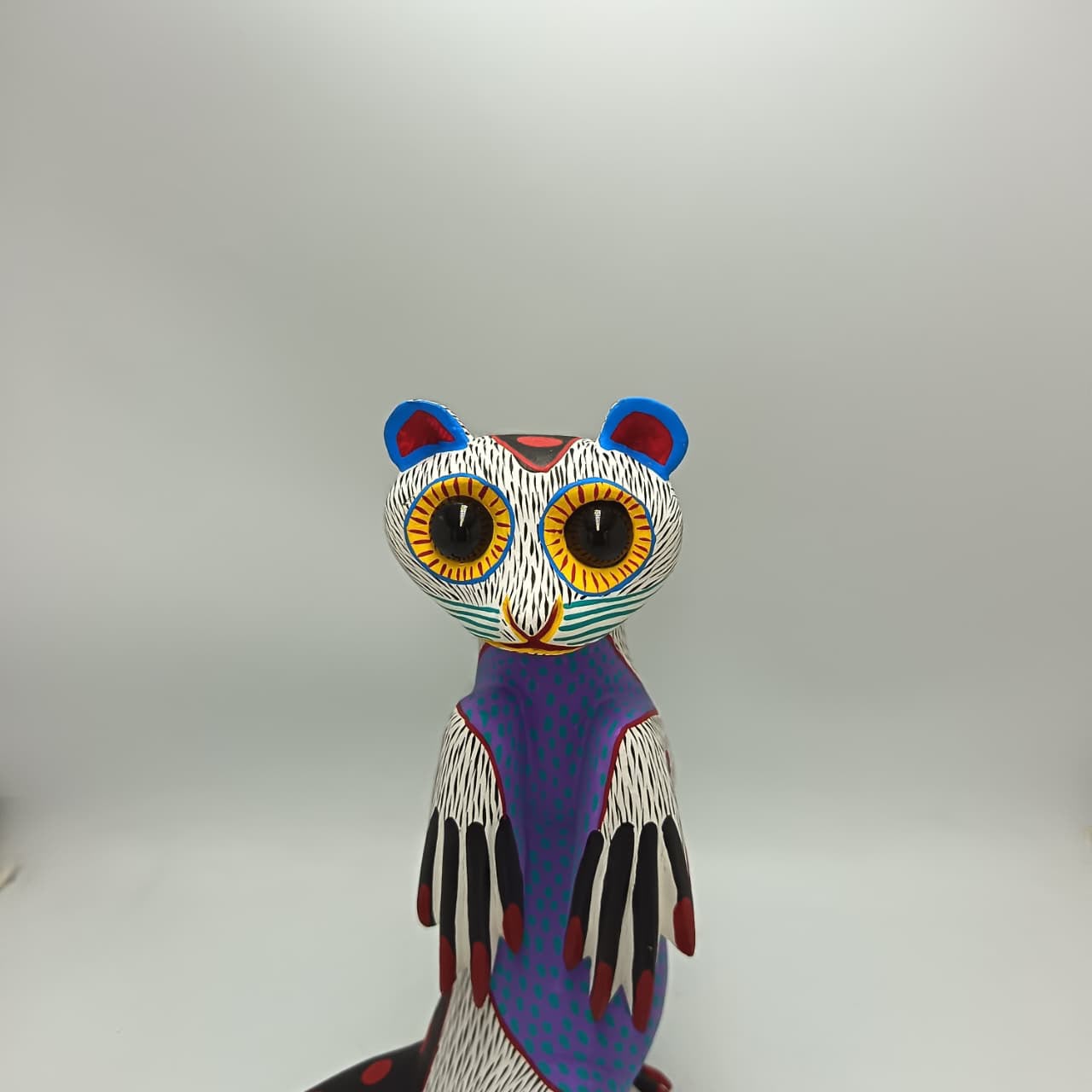 Oaxacan Wood Carving Otter By Arsenio Morales PP9468