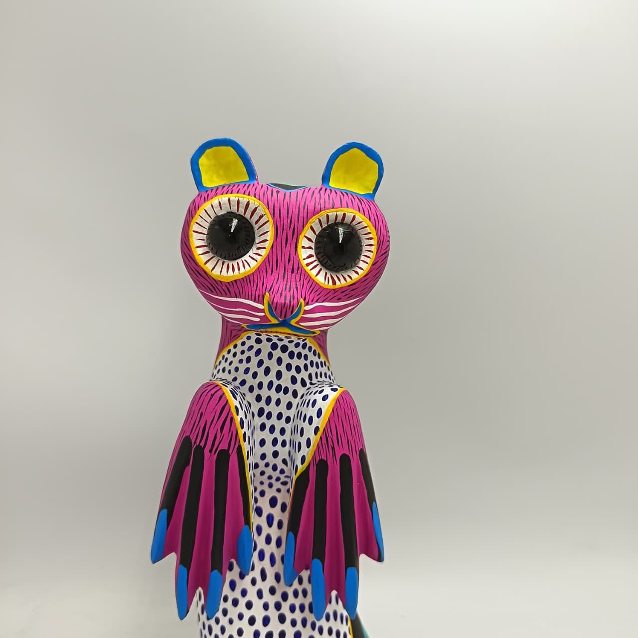 Oaxacan Wood Carving Otter By Arsenio Morales PP9473