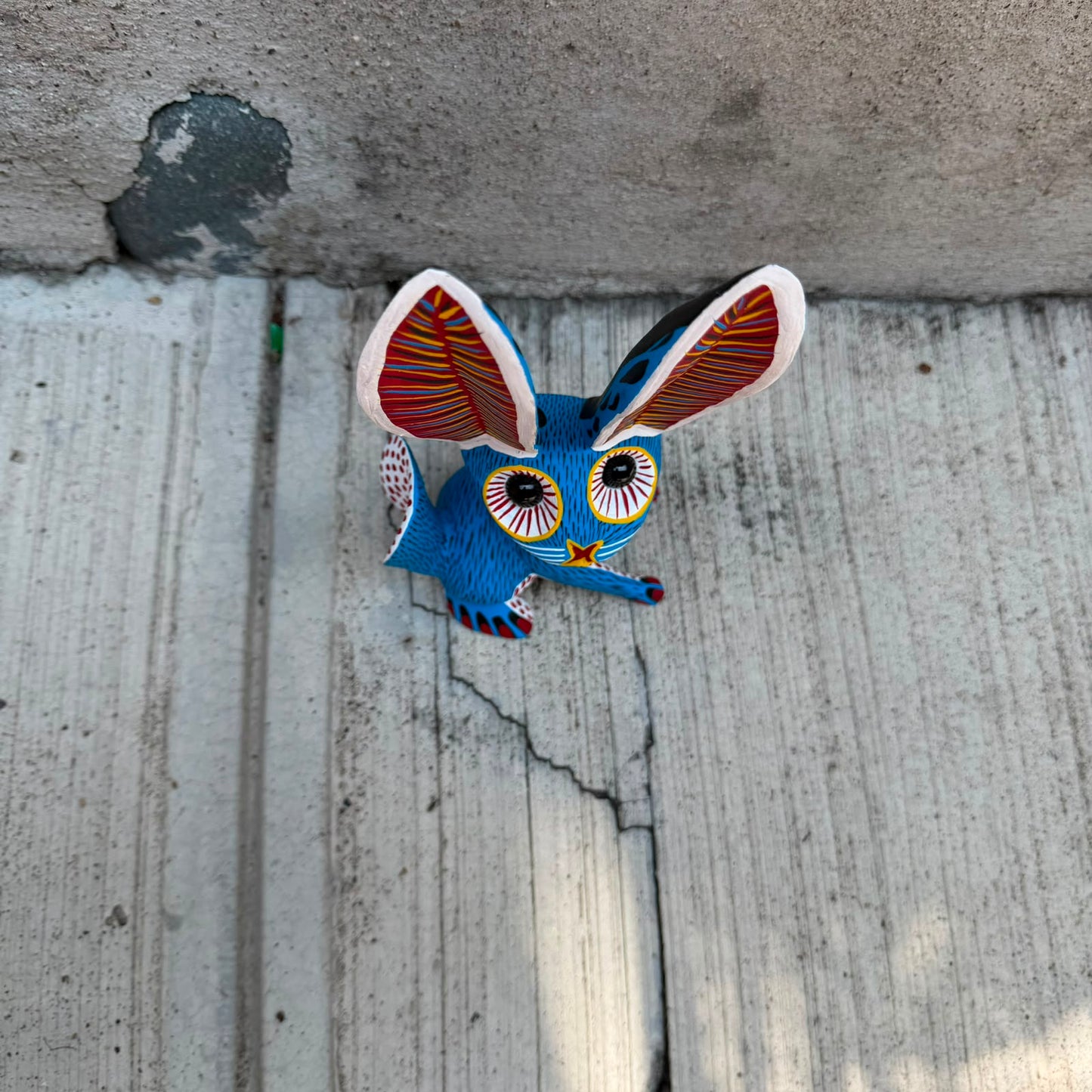 Oaxacan Wood Carving Rabbit By Arsenio Morales PP9564
