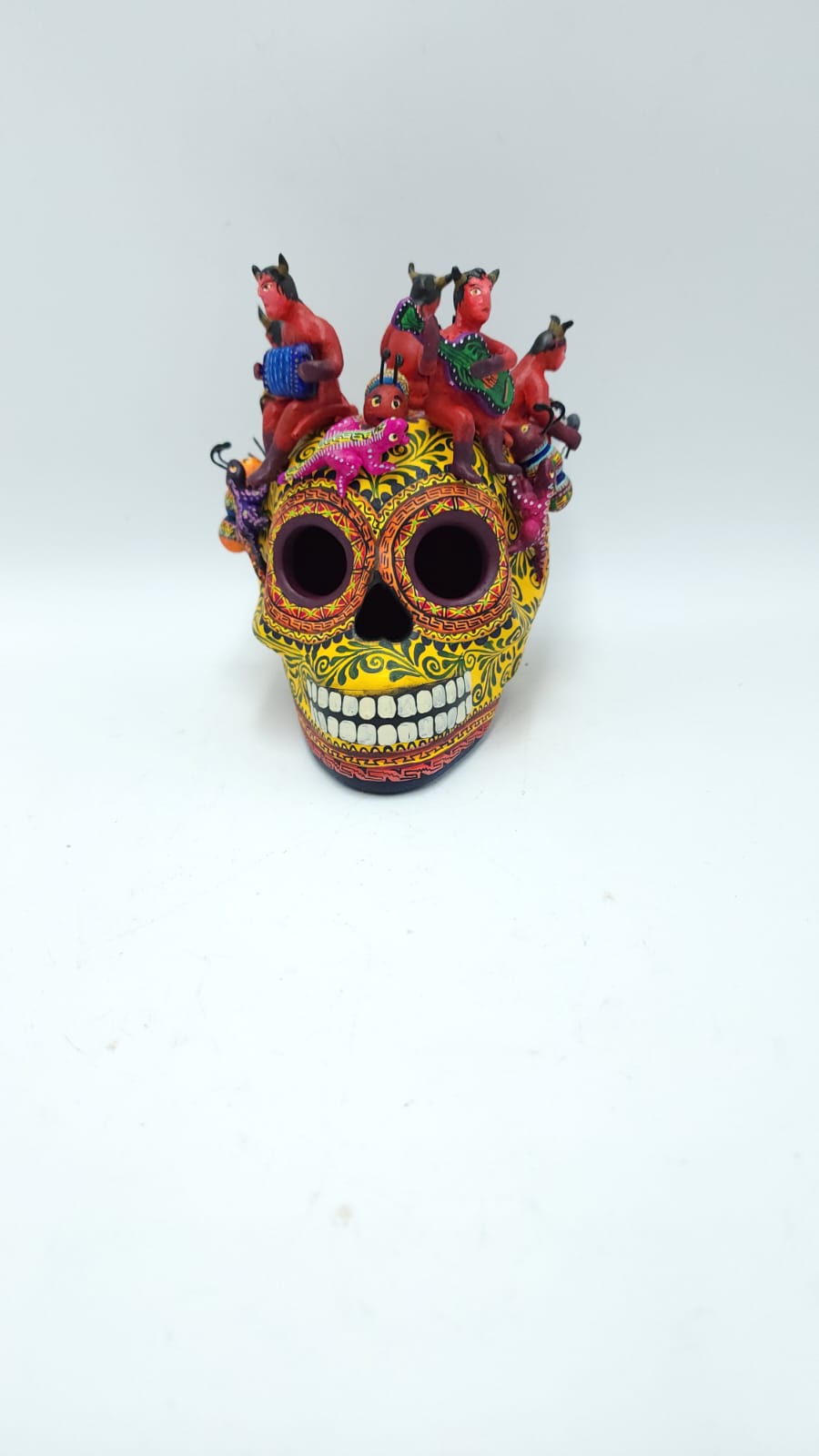 Ceramics Devils Singing Skull By Castillo PP5251