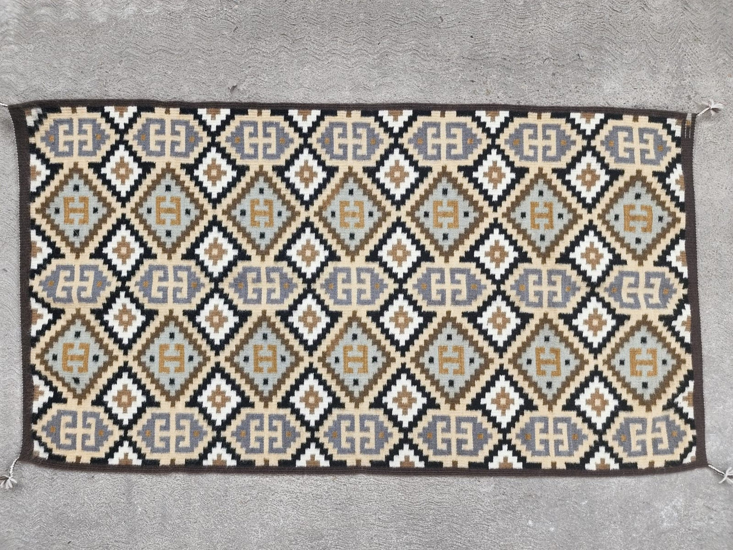 Gorgeous Hand Made Rugs Mexican Folk Art by Pedro Montaño PP4445
