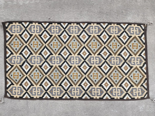 Gorgeous Hand Made Rugs Mexican Folk Art by Pedro Montaño PP4445