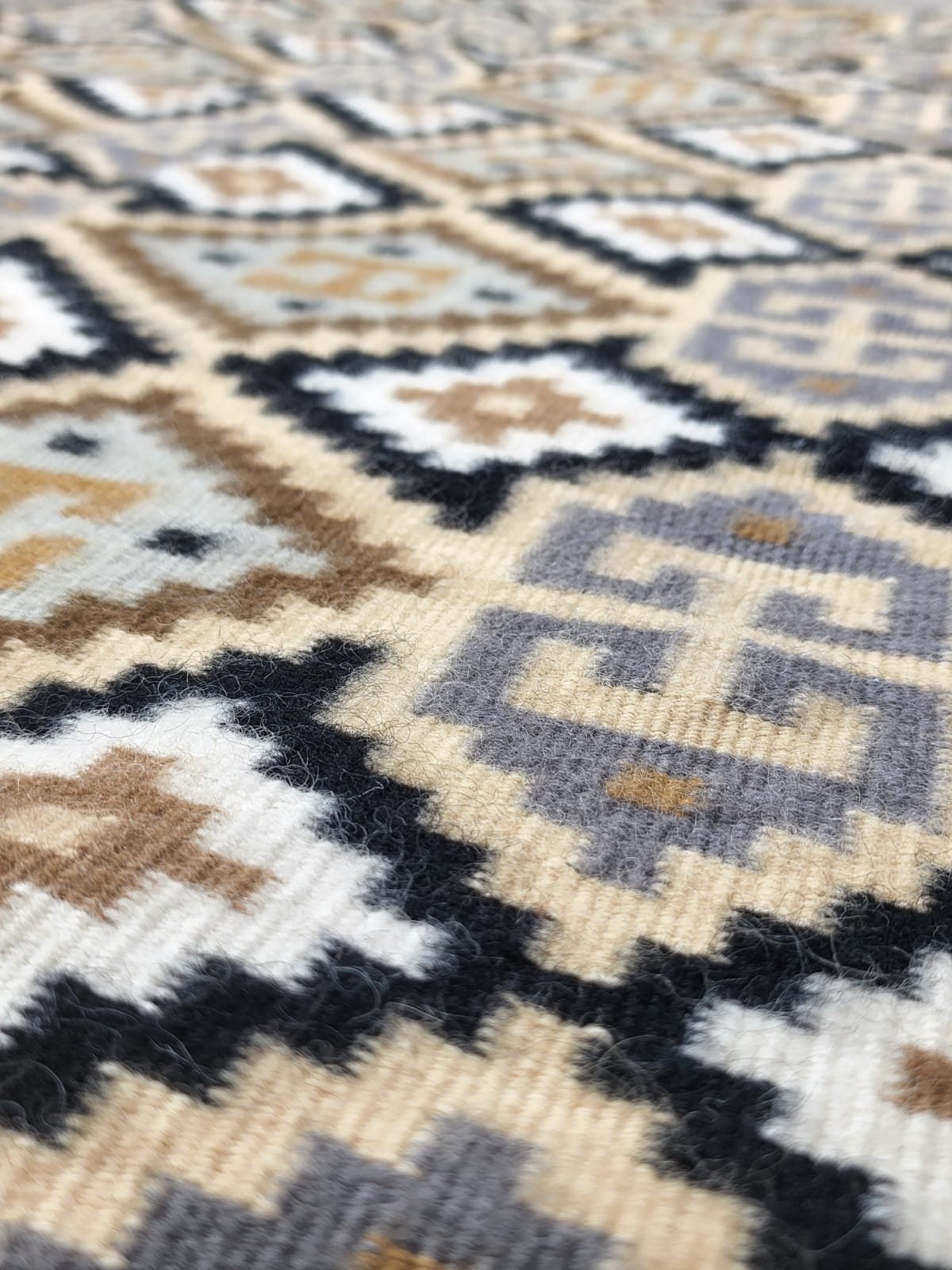 Gorgeous Hand Made Rugs Mexican Folk Art by Pedro Montaño PP4445