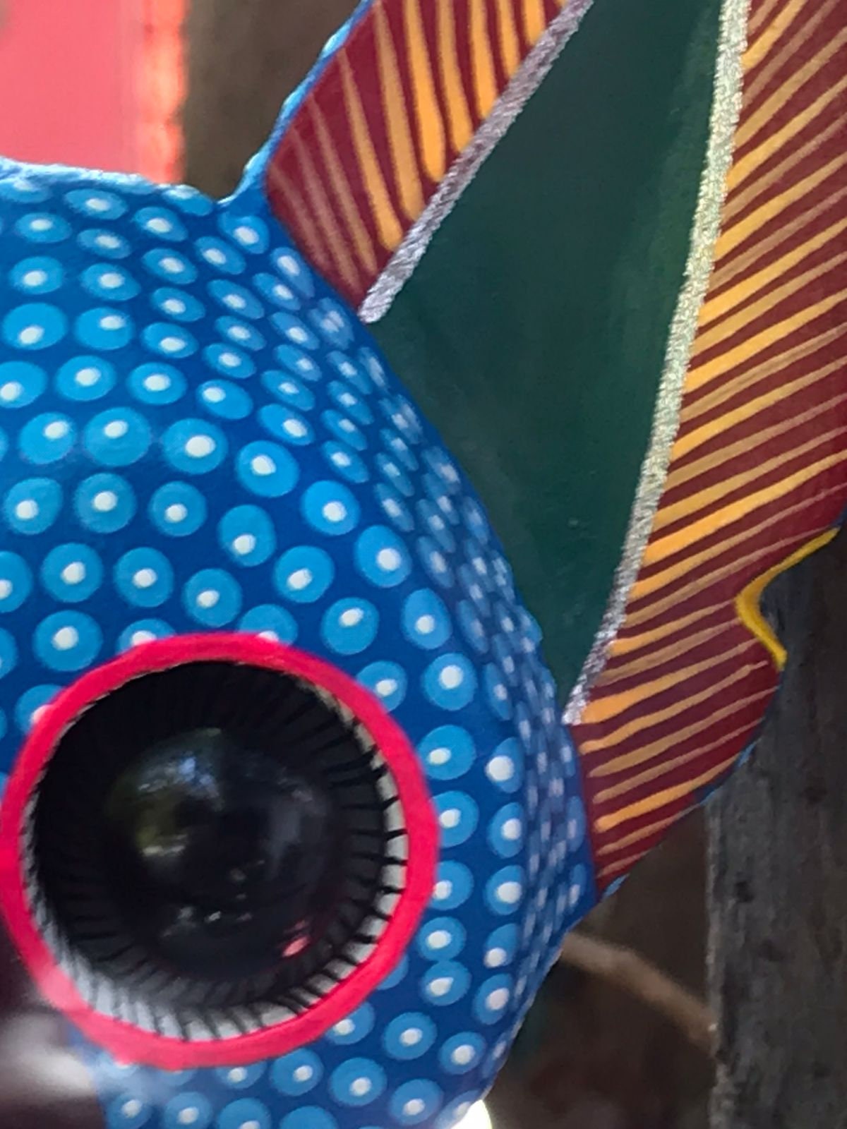 Great Mexican Oaxacan Wood Carving Alebrije Chihuahua By Isaac Fabian PP4540