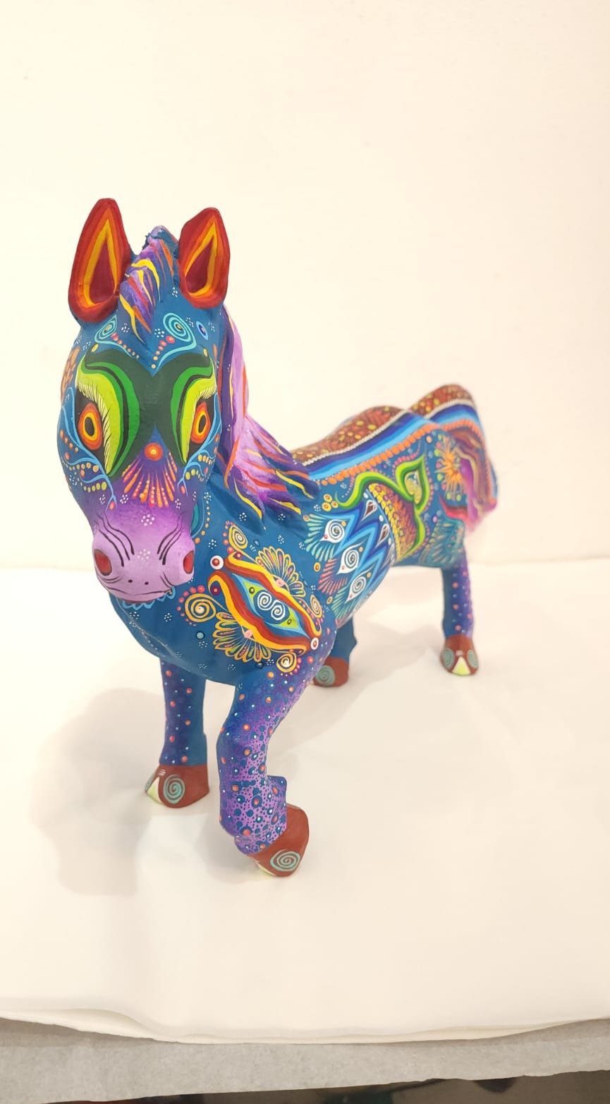 Oaxacan Wood Carving Hand Made Horse By Estudio 2403