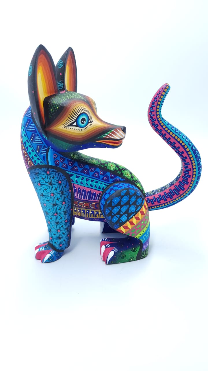 Oxolo Mexican Oaxacan Wood Carving Oxolo By Ivan Fuentes  PP6613