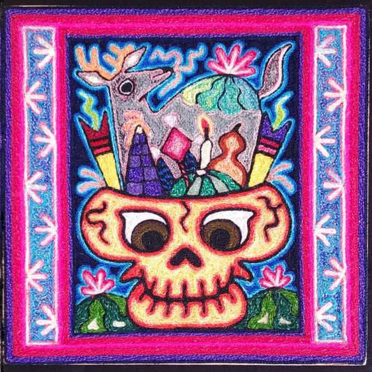 Paint Yarn  huichol Indian Yarn By Luis Castro PP6854
