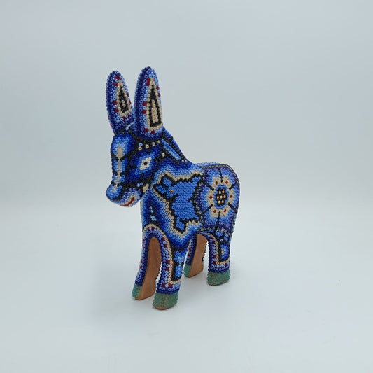 Mexican Huichol Hand Beaded Horse By Isandro Villa Lopez PP7404