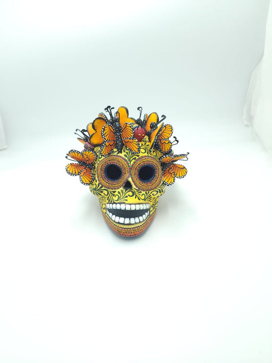 Skull Day Of the Dead Ceramics By Alfonso Castillo Hernandez PP7570