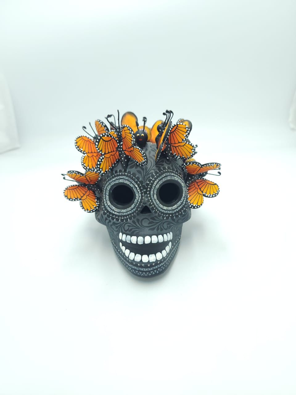 Skull Day Of the Dead Ceramics By Castillo Family PP7571