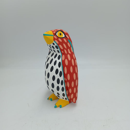 Wood Carving Hand Made Penguin By Armando Jimenez PP7721