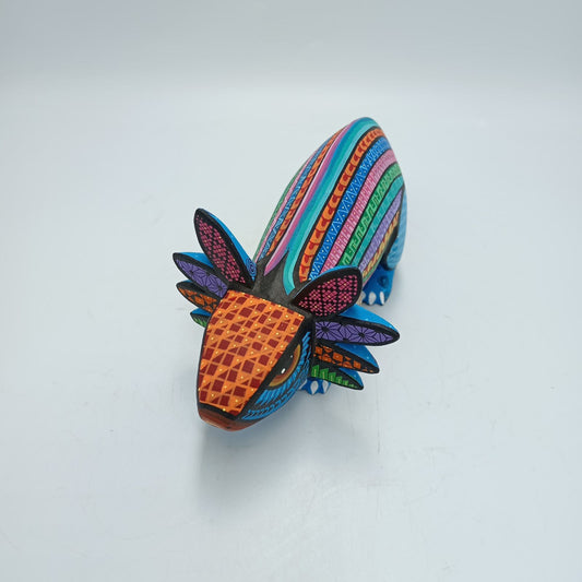 Mexican Oaxacan Wood Carving Ajolot By Ivan Fuentes PP8193