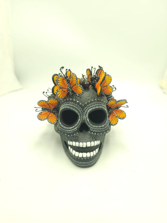 Skull Day Of the Dead Ceramics By Alfonso Castillo Hernandez PP8540